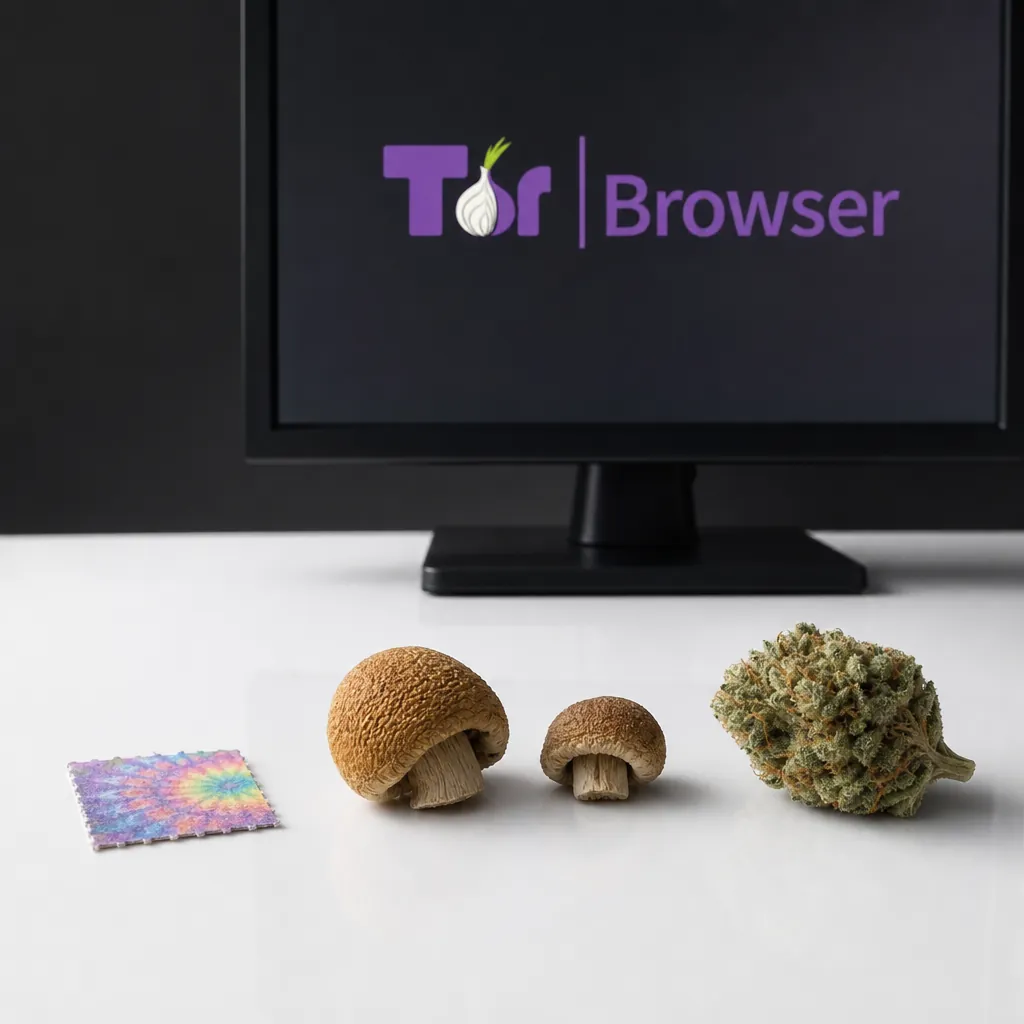 Dark web link interface preview