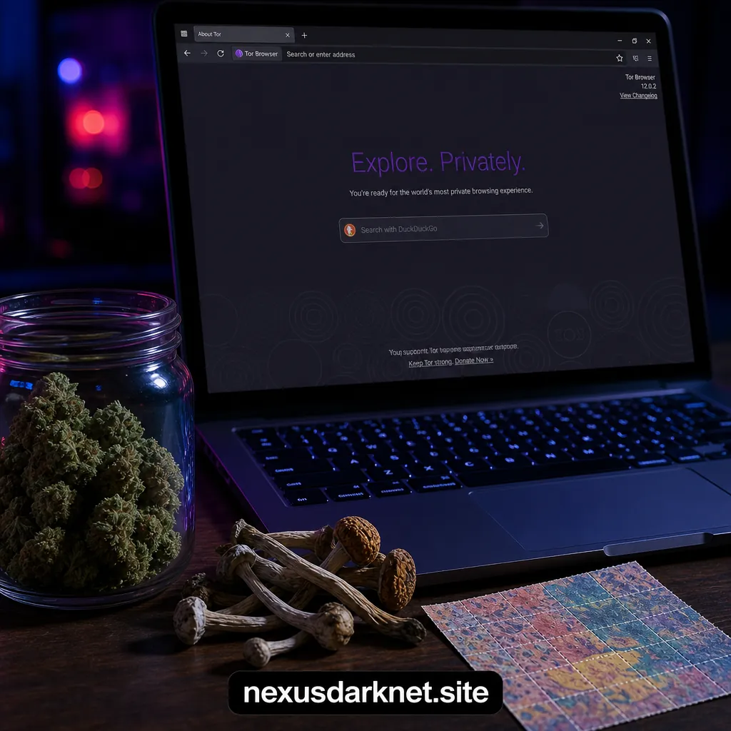 Dark web market interface preview