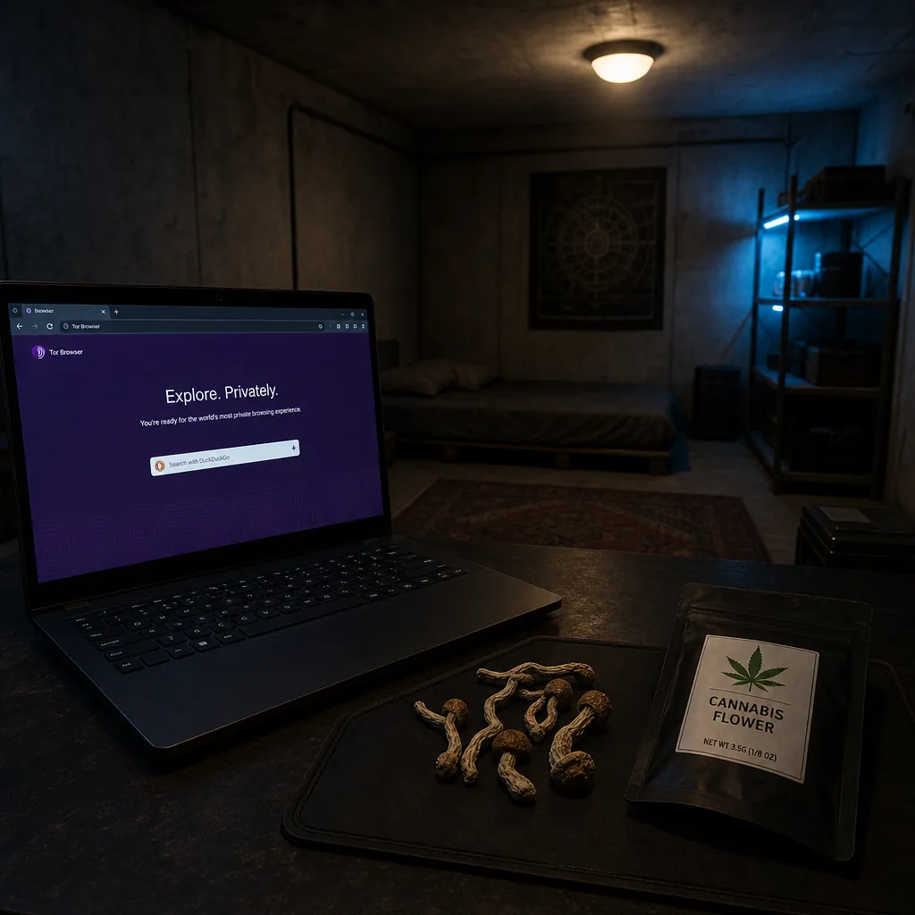 Dark web markets interface preview