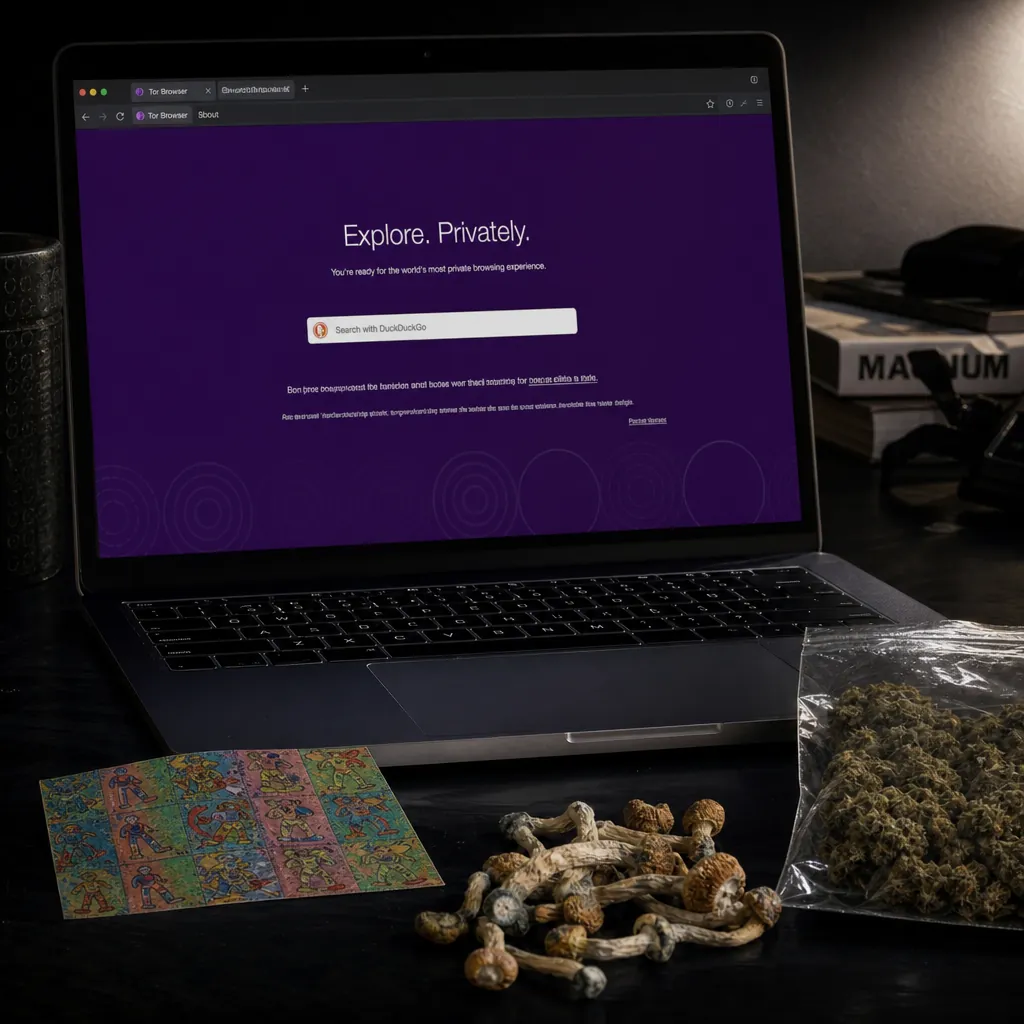 Darknet marketplace interface preview