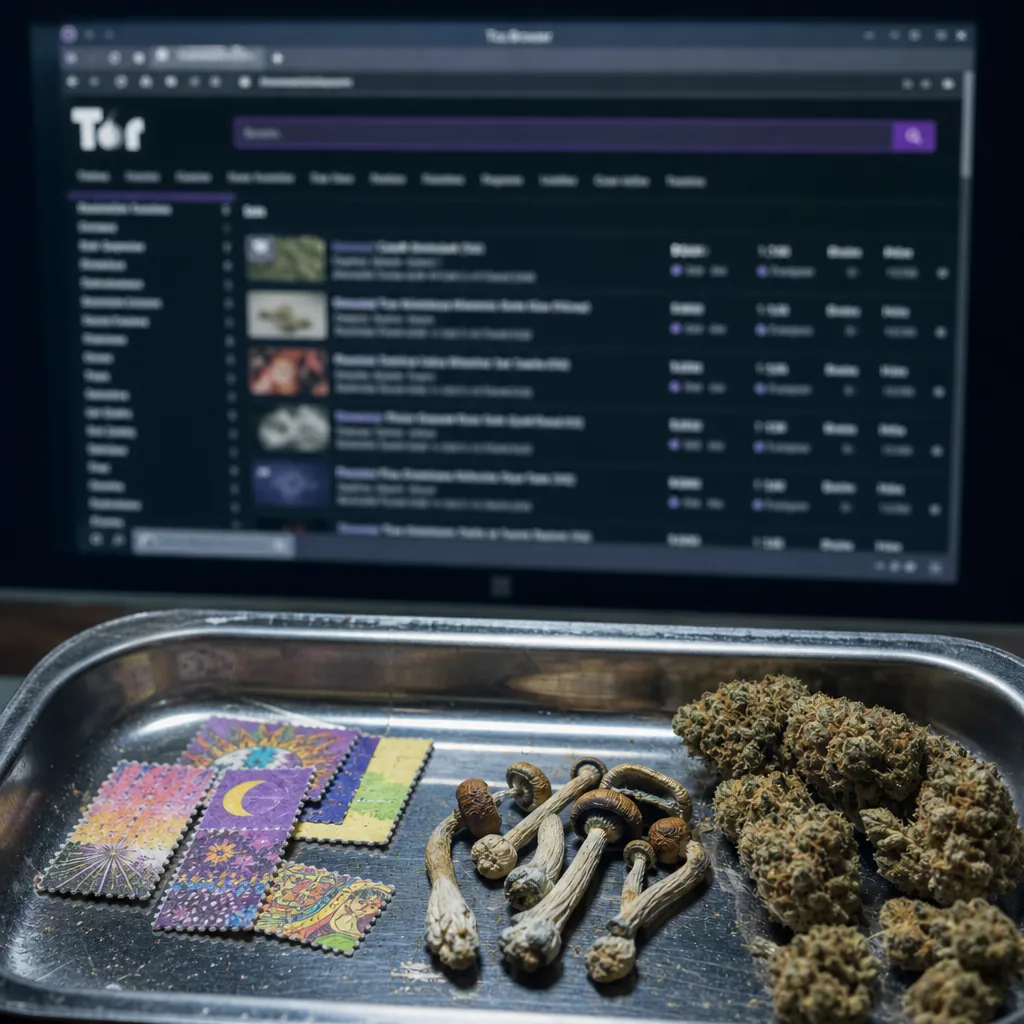 Darknet sites interface preview